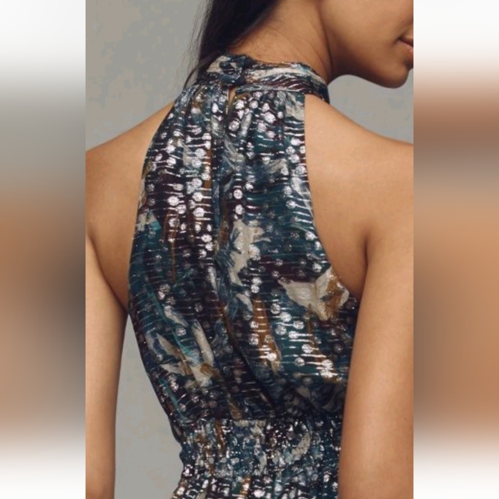 Anthropologie Multicolor High Low Dress - Picture 3 of 13